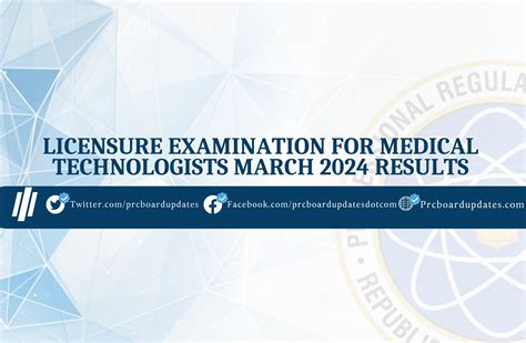 medical technologist licensure exam 2024 result|March 2024 Medical Technologists Licensure Examination .